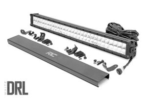 Rough Country 30" Cree LED Light Bar (Dual Row) (Chrome Series) 70930D