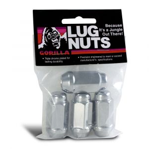 Gorilla Lug Nut: Duplex Acorn 1/2 Inch x 20 Thread Size; 7/8 Hex Head 76187B