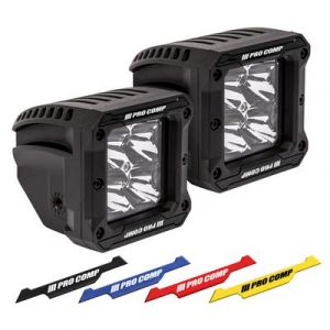 Pro Comp 2x2 Square S4 GEN3 LED Spot Lights 3W 76414P