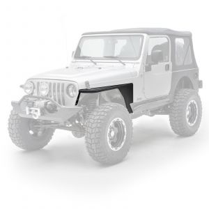 SmittyBilt XRC Front Tube Fender Set In Black Textured For 1997-06 Jeep Wrangler TJ & Wrangler Unlimited 76872