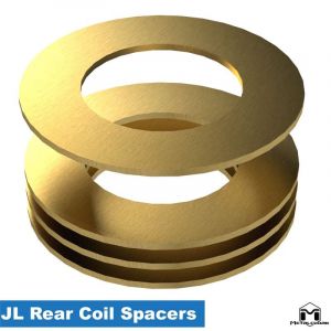 MetalCloak Rear Coil Spring Spacer Kit for 18+ Jeep Wrangler JL, JLU 7691