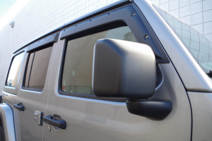 Focus Auto Design Tough Window Visors for 07-18 Jeep Wrangler JK 2 Door FOC-TV-7W07-2