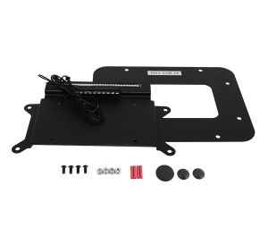 Kentrol BackSide License Plate / Third Brake LED Mount  For 2010-18 Jeep Wrangler JK 2 Door & Unlimited 4 Door Models 80703