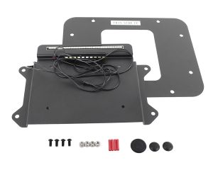 Kentrol BackSide License Plate Mount With LED For 2007-09 Jeep Wrangler JK 2 Door & Unlimited 4 Door Models 80707