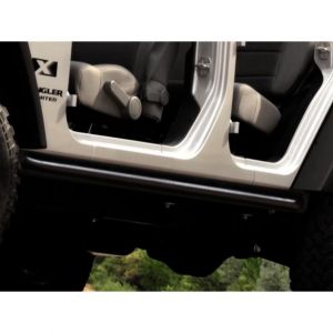 MOPAR Enhanced Rock Rails with Tubular Rub Rail For 2007-18 Jeep Wrangler JK Unlimited 4 Door Models 82210575AH