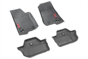 MOPAR All-Weather Front & Rear Floor Liner Set For 2018+ Jeep Wrangler JL 2 Door Models 82216625AB