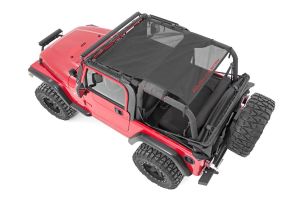 Rough Country Mesh Bikini Top Plus for 92-06 Jeep Wrangler YJ & TJ 85106