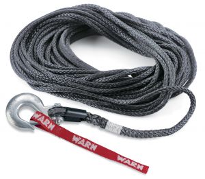 WARN Synthetic Winch Rope Spydura 80', 3/8" 88468