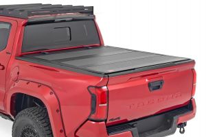 Rough Country Hard Tri-Fold Flip Up Bed Cover 5' Bed For 2024 Toyota Tacoma 2WD/4WD 49415551