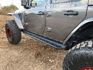 American Trail Products Rock Rail Side Steps for 18+ Jeep Wrangler JL Unlimited 31180001K