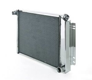 Be Cool Polished Aluminum Radiator for 72-86 Jeep CJ-5, CJ-6, CJ-7 & CJ-8 with Manual Transmission 61027