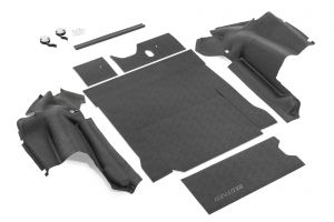 BedRug BedTred Premium Molded Rear Cargo Area Liner Kit (6-Piece) For 2018+ Jeep Wrangler JL Unlimited 4 Door Models BTJL18R4GH