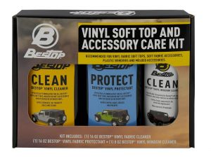 Bestop Three Pack Cleaner and Protectant Kit 1121500