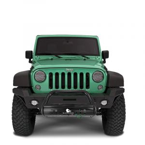 Black Horse Offroad 3" Bull Bar Skid Plate for 18+ Jeep Wrangler JL & 20+ Gladiator JT BBJPW-