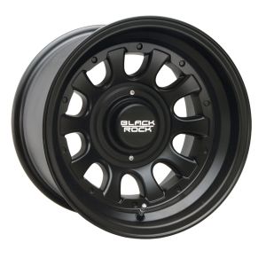 Black Rock Type D Series 909 Wheels 17x8 w/4.5BS in Satin Black 909B785345