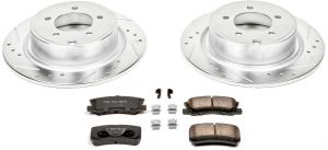 Power Stop Rear Z23 Evolution Sport Performance 1-Click Brake Kit for 09-13 Jeep Compass & Patriot MK K1630