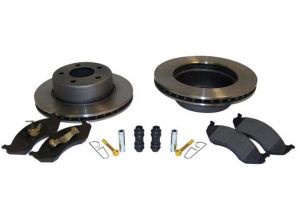 Crown Brake Service Kit (Front) For 1990-1999 Jeep Wrangler TJ, YJ, Cherokee XJ & Comanche MJ 52008440K