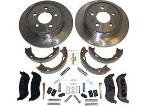 Crown Disc Brake Service Kit (Rear) For 2003-2007 Jeep Wrangler TJ & Liberty KJ 52128411K