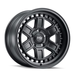 Dirty Life Cage 9308 Wheel 17x8.5 with 4.51in Backspace in Matte Black for 07-24 Jeep Wrangler JL, JK & Gladiator JT 9308-