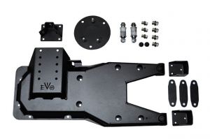 EVO Manufacturing Pro Series Hinged Gate Tire Carrier for 07-18 Jeep Wrangler JK, JKU 1162B-