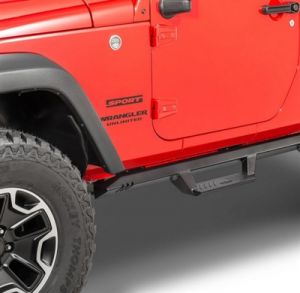 N-FAB EpYx Side Steps for 07-18 Jeep Wrangler JK 2-Door EXJ072-TX