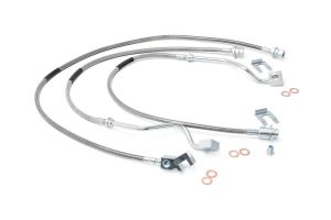 Rough Country Brake Lines Stainless FR & RR 4-6 Inch Lift For 99-04 Ford F-250/F-350 Super Duty 89717