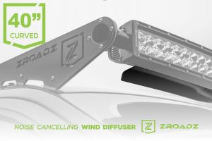 Zroadz Noise Cancelling Wind Diffuser for Curved LED Light Bar Z330040C-
