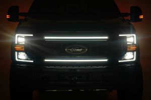 Rough Country LED Light Kit Grille Mount 30 Inch DRL For 17-22 Ford F-250/F-350 Super Duty 70990