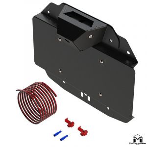 MetalCloak Spare Tire Delete Kit w/ Camera Mount for 18+ Jeep Wrangler JL, JLU 6903-BPC