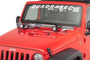 Hi-Lift Hood Mount Light Brackets for 18+ Jeep Wrangler JL, JK & 20+ Gladiator JT HM-LBRK