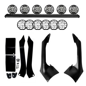 KC HiLiTES 50" Overhead Xross Bar Light Mount Kit for 18+ Jeep Wrangler JL & 20+ Gladiator JT 9706-