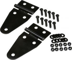 Kentrol Stainless Steel Hood Hinge Set for 55-95 Jeep CJ & Wrangler YJ 30402-