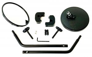 Lange Originals Quick Mirror I in Black for 76-95 Jeep CJ-5, CJ-7, CJ-8 Scrambler & Wrangler YJ M1-500