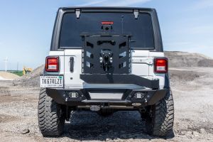 LoD Offroad Destroyer Rear Shorty Bumper with Tire Carrier for 18+ Jeep Wrangler JL, JLU JBC1801