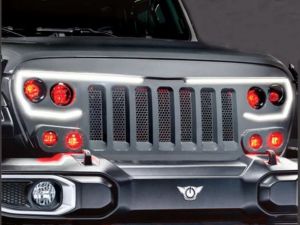 Oracle Lighting VECTOR Demon Eye Colorshift Projector Conversion Kit for 18+ Jeep Wrangler JL & Gladiator JT 5856-334