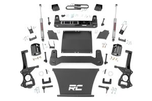 Rough Country 6 Inch Lift Kit Mono Leaf Rear For 2022-2024 Chevy Silverado 1500 2WD/4WD 21630