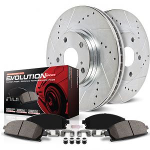 Power Stop Rear Z23 Evolution Sport Upgrade Brake Kit for 18+ Jeep Wrangler JL, JLU Sahara & Rubicon K7942