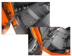 Quadratec Tru-Fit Floor Liners for 20+ Jeep Gladiator JT 14256JT-