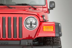 Quadratec Gen II Stealth LED Headlights for 55-06 Jeep Wrangler TJ, Unlimited & CJ