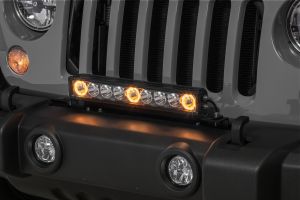 Quadratec J3 LED 17" Light Bar with Amber Clearance Lights 97109-1120