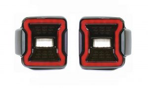 Quake LED Blackout LED Replacement Tail Lights for 18-24 Jeep Wrangler JL, JLU QTE558