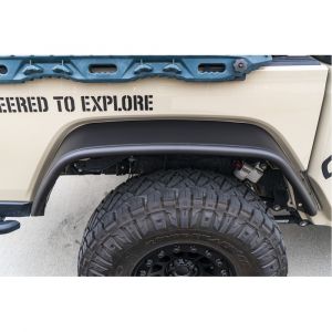 Smittybilt Rear Flat Fenders for 18+ Jeep Wrangler JL, JLU 77853