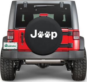 Buy Quadratec Jeep Paw Prints Dog Lover Tire Cover 80000