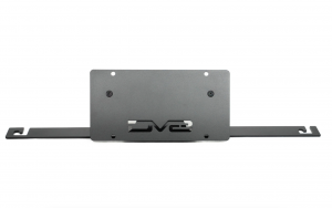 DV8 CAPABLE BUMPER SLANTED FRONT LICENSE PLATE MOUNT for 21+ Ford Bronco LPBR-05