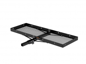 Curt Manufacturin 60" x 20" Black Steel Tray Cargo Carrier (Folding 2" Shank, 500 lbs.) 18109