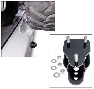 Skyjacker Spare Tire Relocation Bracket and Tailgate Saver Spare Tire Support for 07-18 Jeep Wrangler JK, JKU TGSSTR1