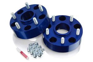 SpiderTrax Wheel Spacer 1.50" 5 X 5 Bolt Pattern In Blue For 2007-18 Jeep Wrangler JK/JKU, 2006-10 Commander XK & 2005-10 Grand Cherokee WK Models WHS010