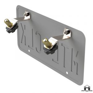 MetalCloak Universal Front License Plate Adapter for 72-18+ Jeep CJ, Wrangler YJ, TJ, JK, JL & 20+ Gladiator JT 2180