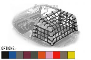 Dirtydog 4X4 Rear Cargo Area Netting For 1992-95 Jeep Wrangler YJ Models Y2NN92RC-