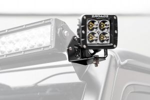 ZROADZ Side Mount Brackets with (2) 3" LED Pod Lights for 18+ Jeep Wrangler JL & 20+ Gladiator JT with ZROADZ Front Roof Mounts Z334851-KIT2